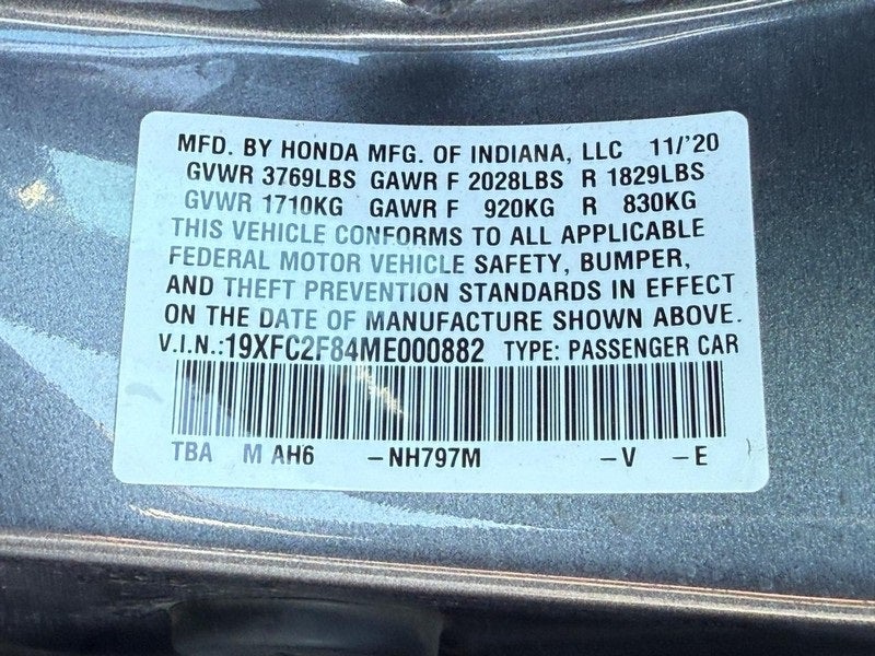 2021 Honda Civic Sport