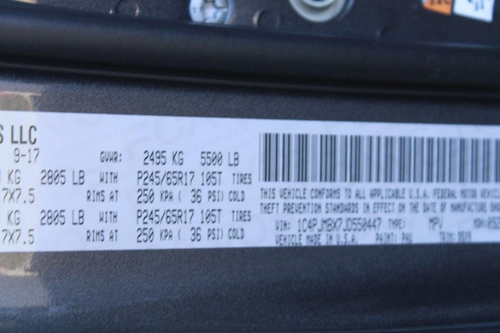 2018 Jeep Cherokee Trailhawk