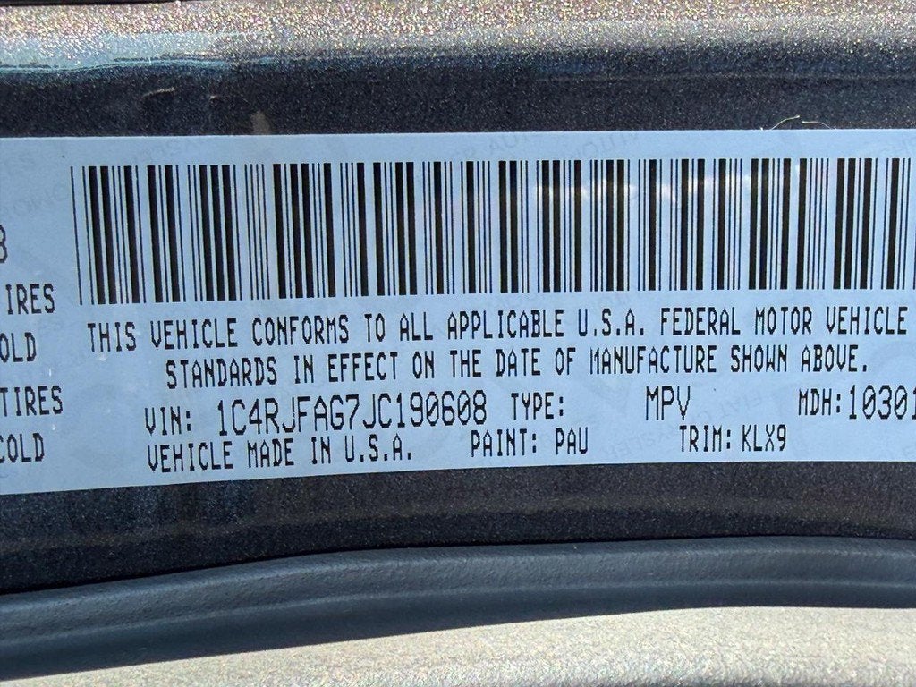 2018 Jeep Grand Cherokee Altitude