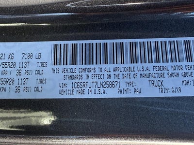 2020 RAM 1500 Laramie