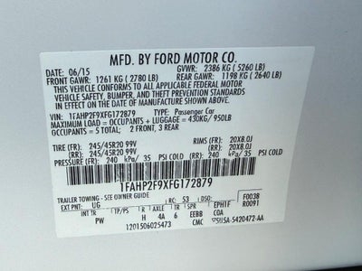 2015 Ford Taurus Limited