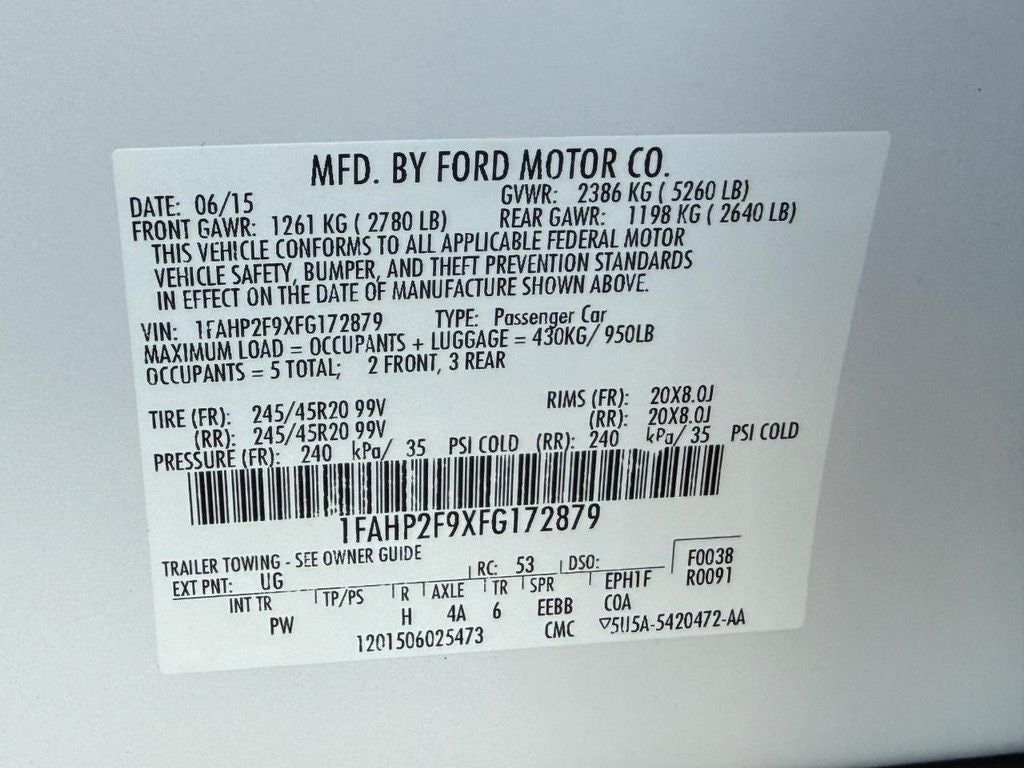 2015 Ford Taurus Limited
