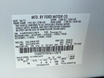 2015 Ford Taurus Limited