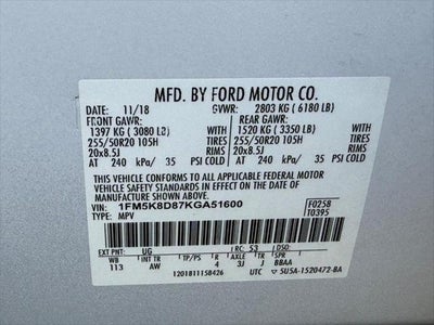 2019 Ford Explorer XLT