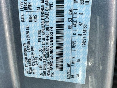 2022 Ford Escape Titanium