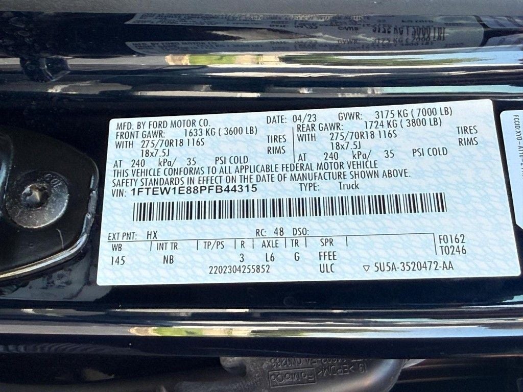 2023 Ford F-150 Tremor