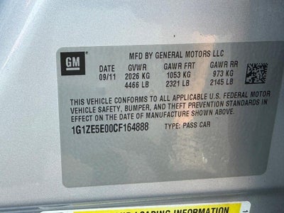 2012 Chevrolet Malibu LTZ 1LZ