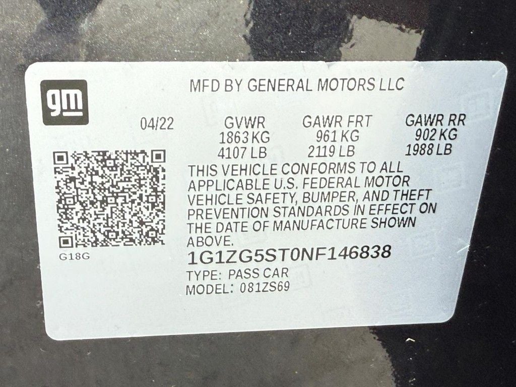 2022 Chevrolet Malibu RS