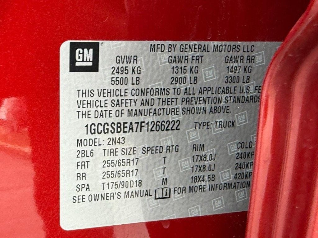 2015 Chevrolet Colorado LT