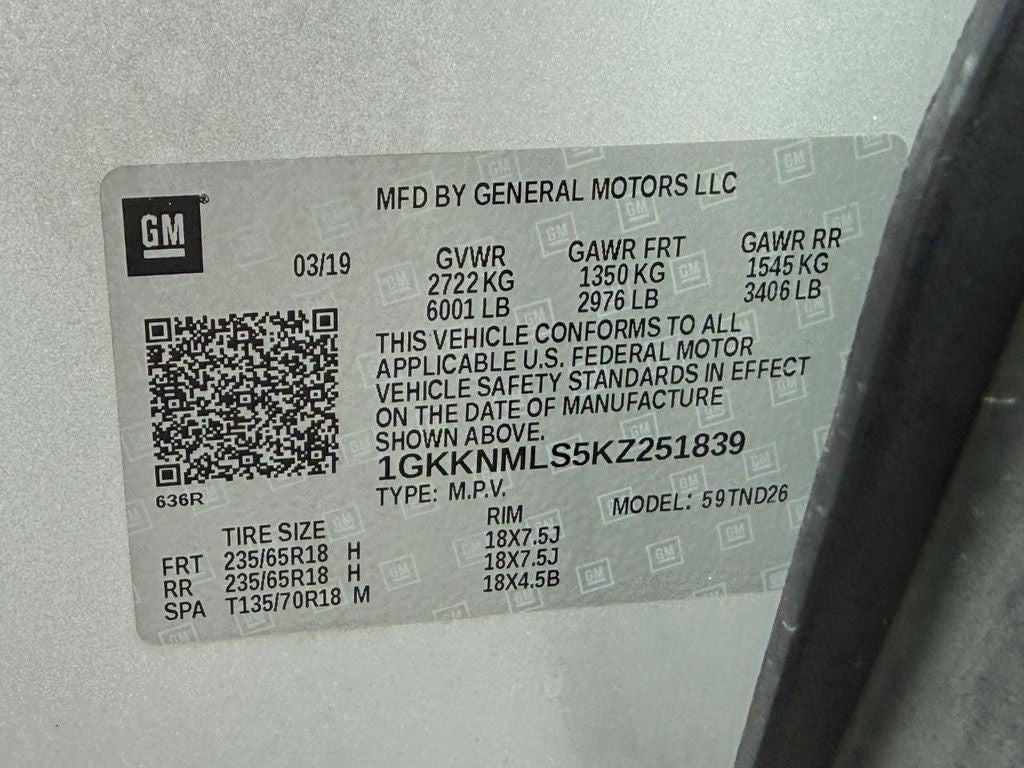 2019 GMC Acadia SLT-1