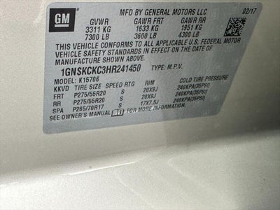 2017 Chevrolet Tahoe Premier