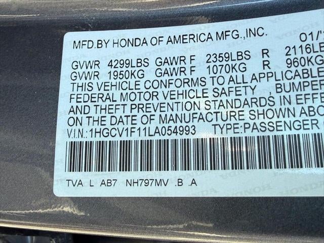 2020 Honda Accord LX