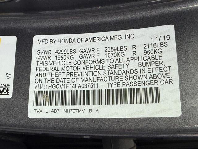 2020 Honda Accord LX