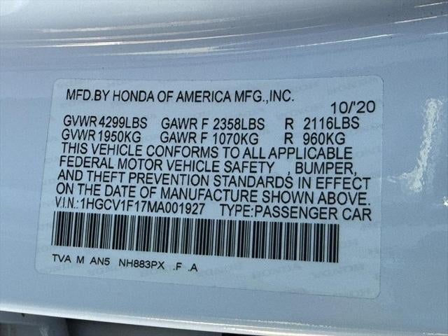 2021 Honda Accord LX