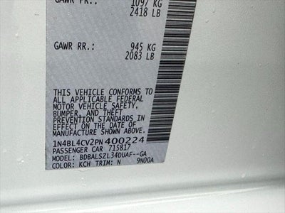 2023 Nissan Altima 2.5 SR