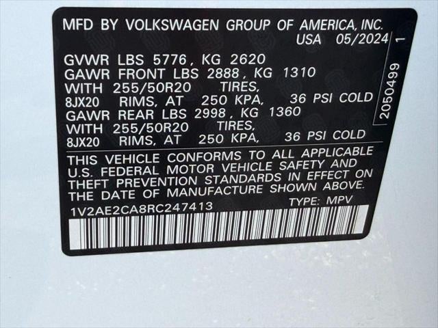 2024 Volkswagen Atlas Cross Sport 2.0T SEL R-Line