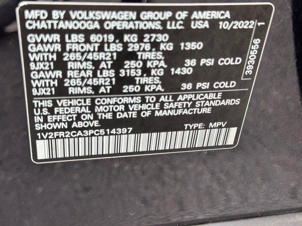 2023 Volkswagen Atlas 3.6L V6 SEL Premium R-Line