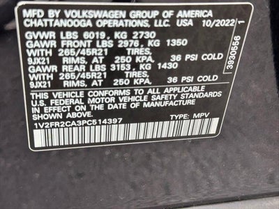 2023 Volkswagen Atlas 3.6L V6 SEL Premium R-Line