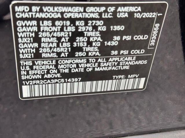 2023 Volkswagen Atlas 3.6L V6 SEL Premium R-Line