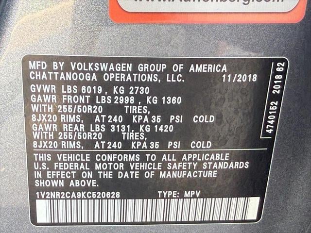 2019 Volkswagen Atlas SEL Premium 4Motion