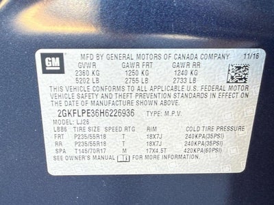 2017 GMC Terrain SLT