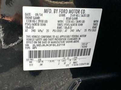 2015 Lincoln MKX Base