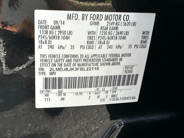 2015 Lincoln MKX Base