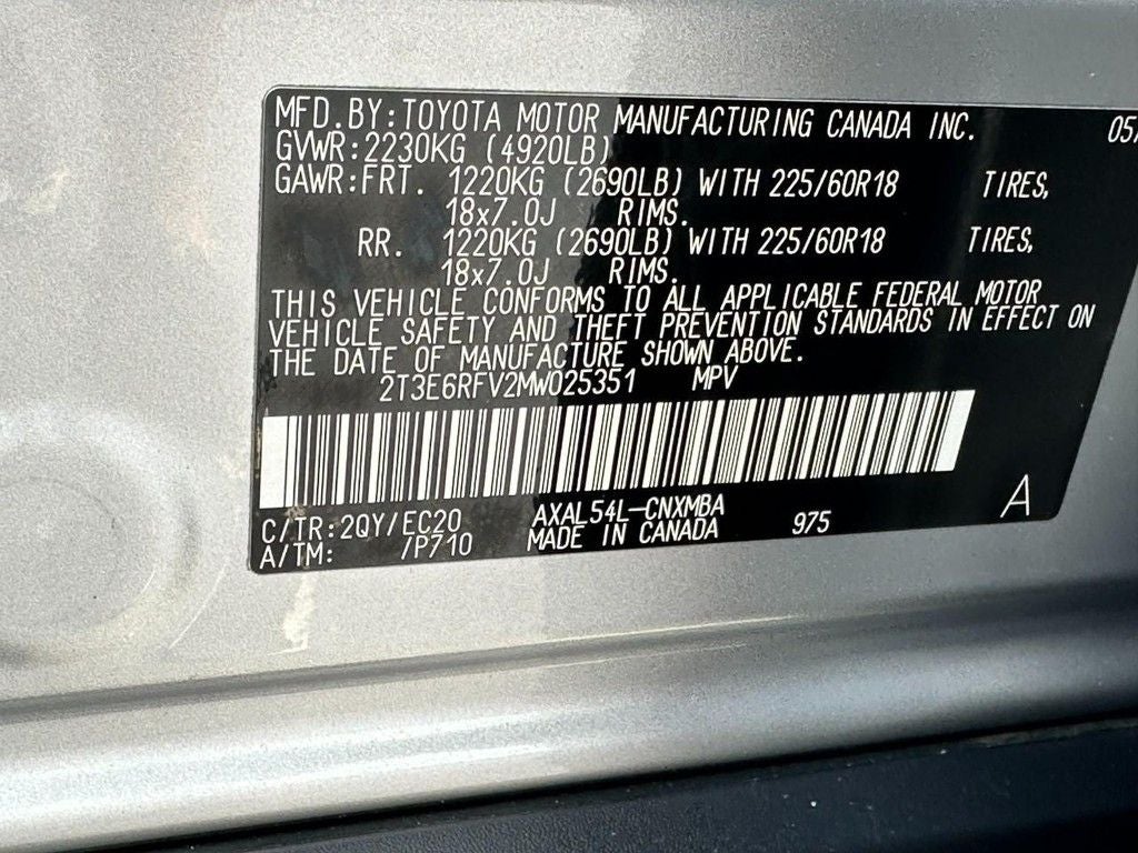 2021 Toyota RAV4 Hybrid XSE