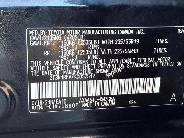 2019 Toyota RAV4 Limited