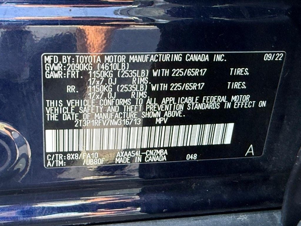 2022 Toyota RAV4 XLE