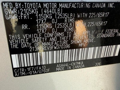 2015 Toyota RAV4 XLE