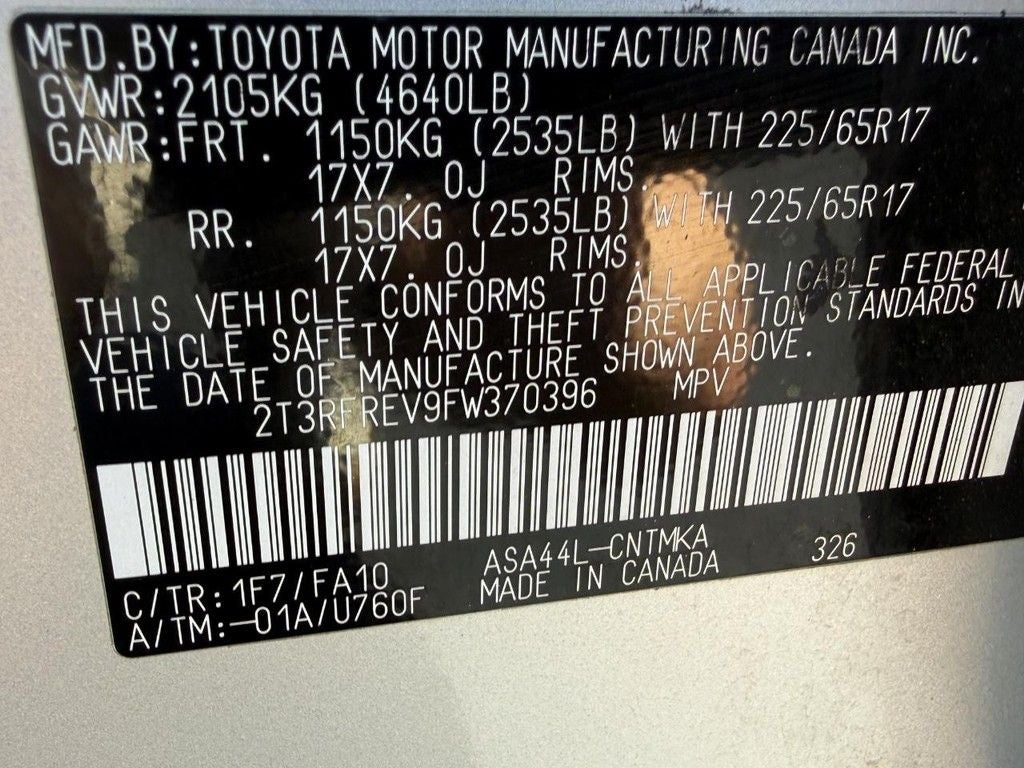 2015 Toyota RAV4 XLE