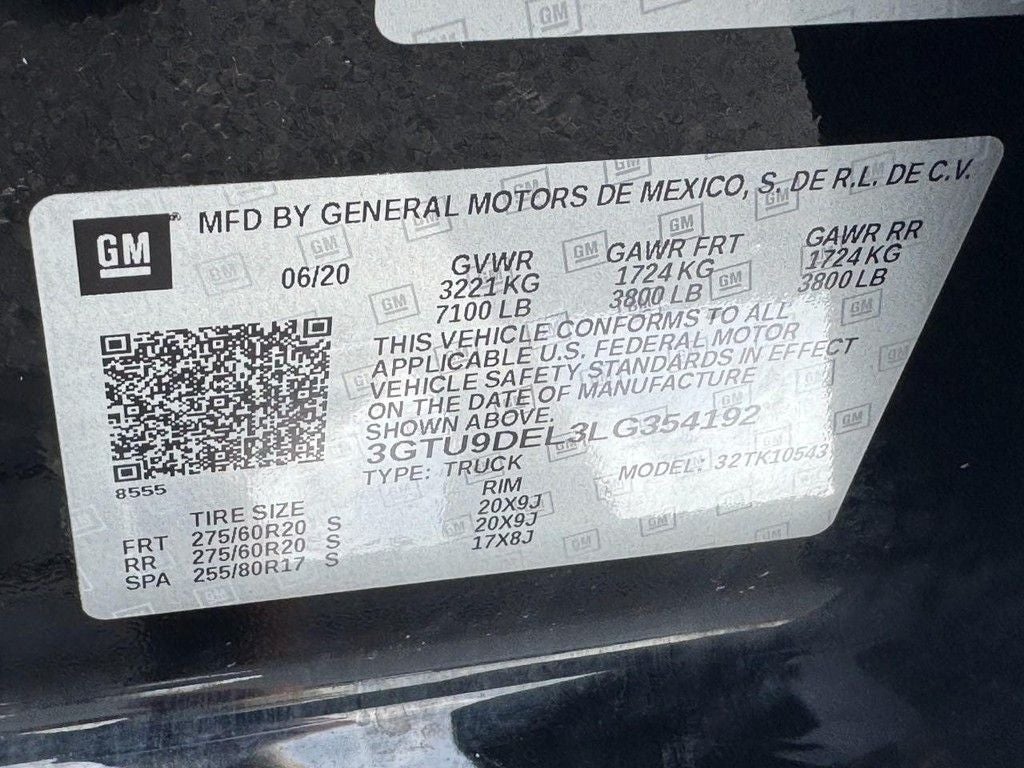 2020 GMC Sierra 1500 SLT