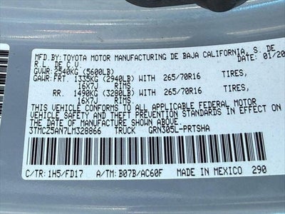 2020 Toyota Tacoma TRD Off-Road V6