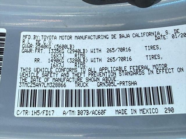 2020 Toyota Tacoma TRD Off-Road V6