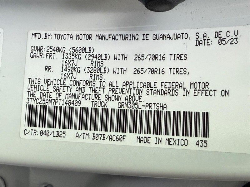 2023 Toyota Tacoma TRD Pro V6