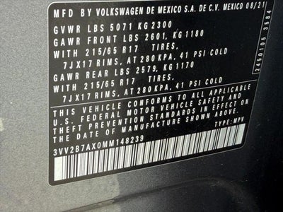 2021 Volkswagen Tiguan 2.0T SE