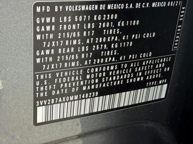2021 Volkswagen Tiguan 2.0T SE
