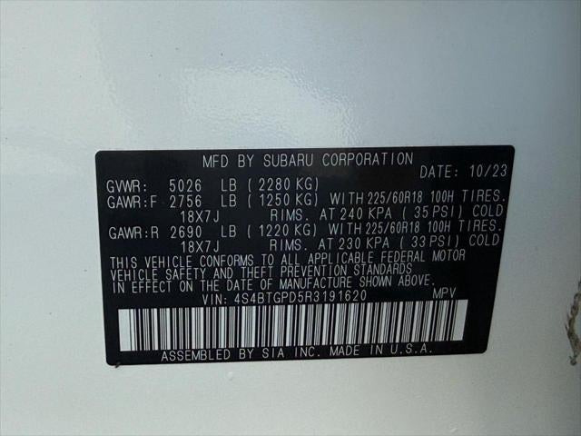 2024 Subaru Outback Touring XT
