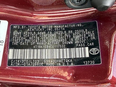 2014 Toyota Avalon XLE Touring