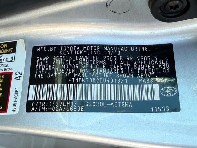 2011 Toyota Avalon Base