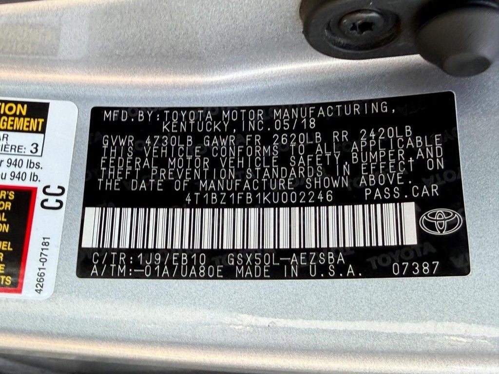 2019 Toyota Avalon Touring