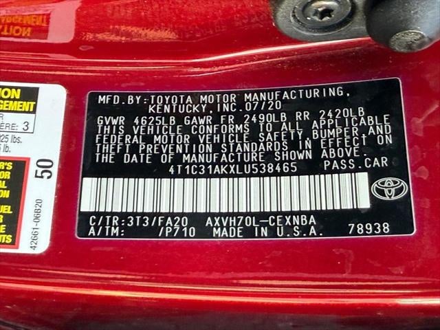 2020 Toyota Camry Hybrid LE