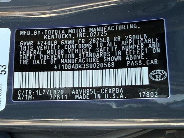 2025 Toyota Camry XSE