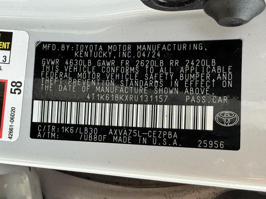 2024 Toyota Camry XSE