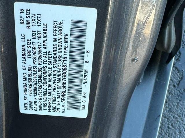 2016 Honda Odyssey EX-L