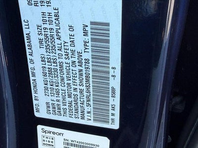 2021 Honda Odyssey Touring