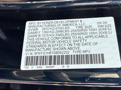 2025 Honda Pilot Elite