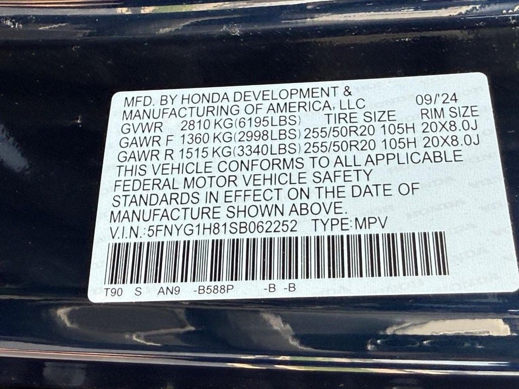 2025 Honda Pilot Elite