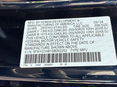 2025 Honda Pilot Elite